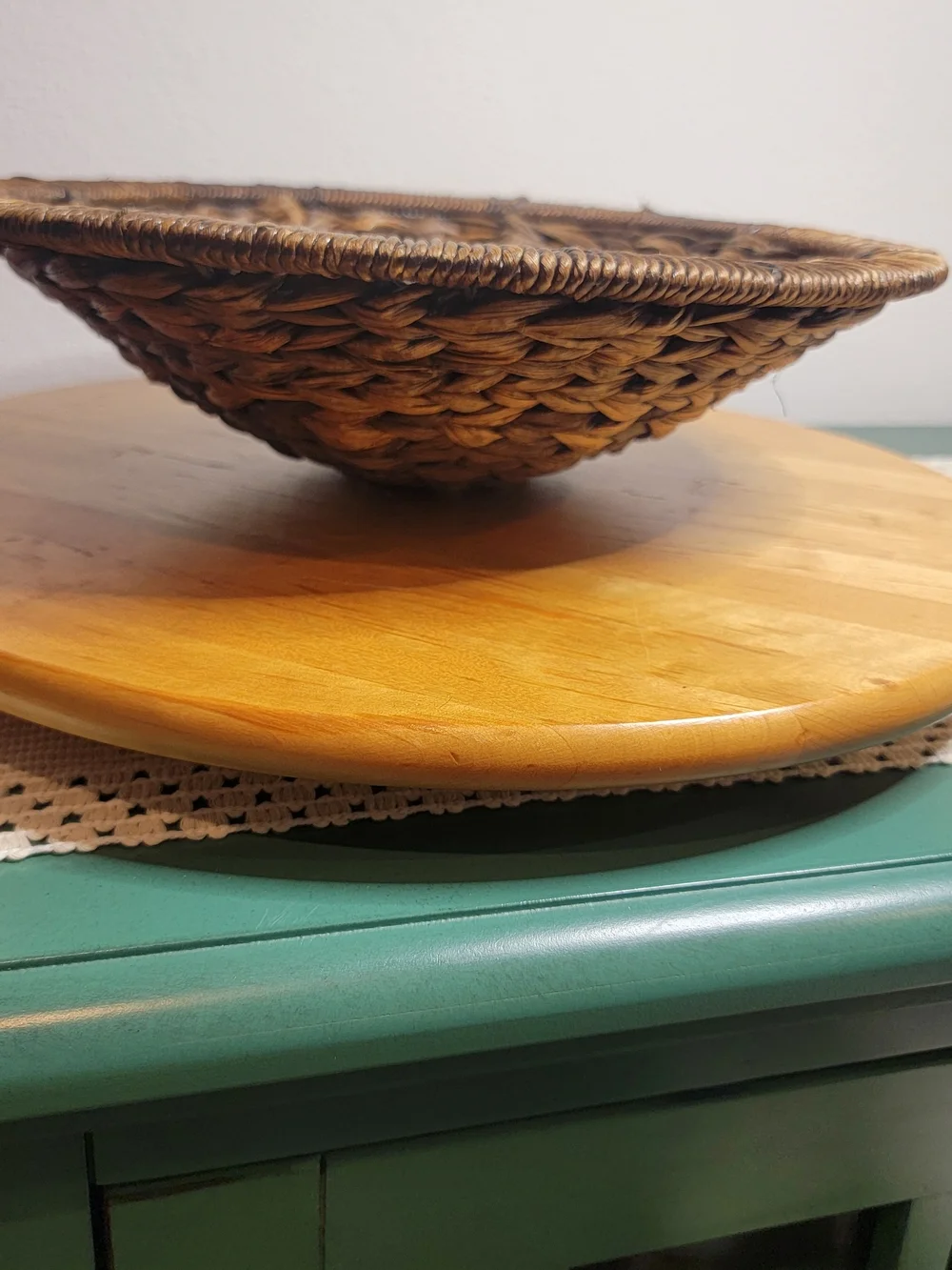 Source Unknown Handwoven Seagrass Basket - Brown